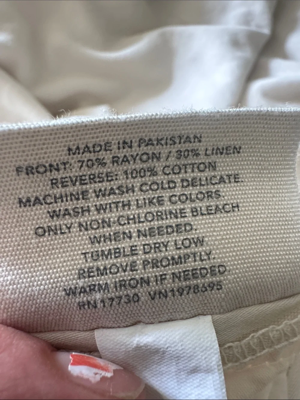 Casaluna Heavyweight Linen Blend King Duvet Cover with Zipper Closure in Natural